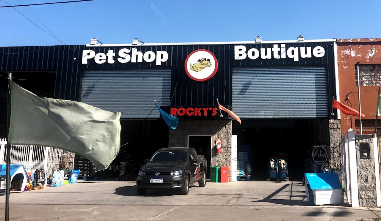 Fachada de Pet Shop Rocky's Boutique en San Miguel